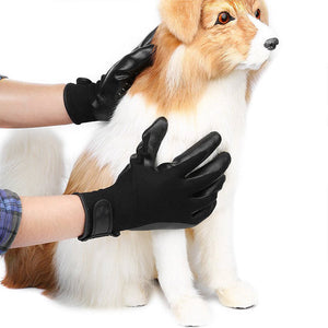 Transform Your Pet Grooming Experience with the Pet Rubber Grooming Glove Hair Remover