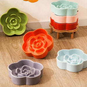 Elevate Your Pet's Mealtime with our Ceramic Slow Feeding Bowl