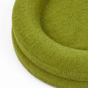 Discover the Comfort of the Pet Solid Color Round Leisure Nest Bed