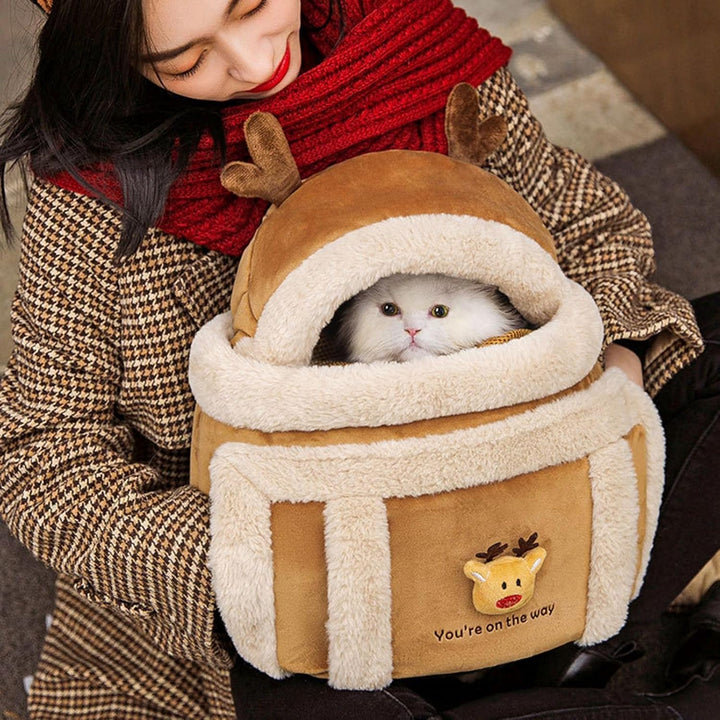 Why Your Pet Deserves the Ultimate Comfort with Our Plush Winter Backpack Carrier Bag